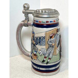 AVON Great American BASEBALL Beer Stein Collection Handcrafted in Brazil, 1984
